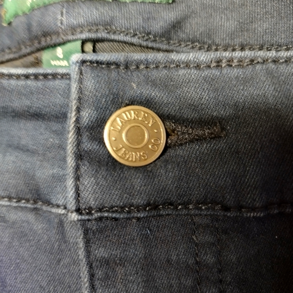 Lauren Ralph Lauren Jeans - Women's Size 8 - Dark Wash - Picture 4 of 8